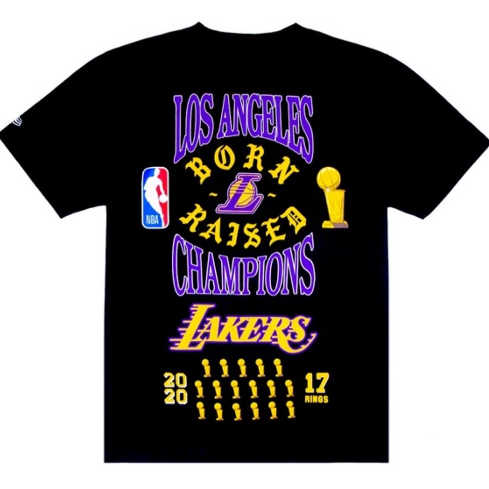 Born X Raised Lakers Championship Tee